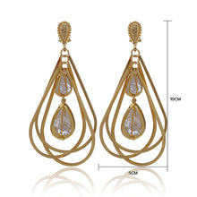 Fashion Africa Earrings for Women / Girl, Gold Color Arab Middle Eastern Je