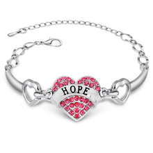 New Best Friends Bracelets Women Sister Mom Hope Letters Bracelet Silver Cr
