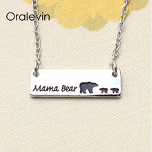 Mama Bear Necklace Gifts for Mom Gifts Mother's Day  Inspirational Necklace