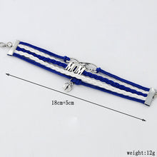 New Fashion Mom Little Feet Bracelets for Men Women PU Leather Love Infinit