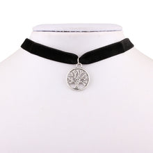 New Arrival Unique Vintage Mom Tree Choker Necklace Fashion Black Velvet Br