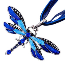 YYW Hot Sale Women Mom Colorful Enamel Dragonfly Pendant Choker Necklace Ri