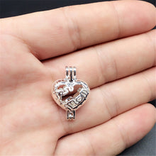 10pcs Bright Silver Best Mom Heart Design Jewelry Making Supplies Alloy Bea