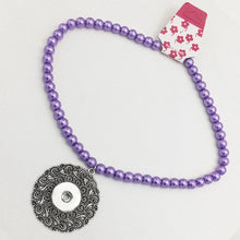 NEW snap button jewelry pendant Necklace  for MOM women NX5312  (fit 18mm 2