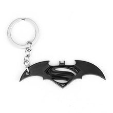 New Cartoon Superman Batman Keychain Superhero Key Chains Batman Keyring Ke