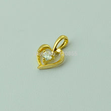 Anniyo Small Heart Pendant Necklaces for Women Gold Color Romantic Jewelry