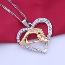 Bling World Silver Finish Mom  Took The Baby By The Hand Mothers day Gift N