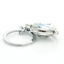 TAFREE vintage rugby mom pendant keychain double sides rotatable love ameri