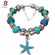 BAOPON New Arrival Fashion Five Star Charm Bracelet & Bangle European Beads
