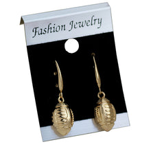 Sports Football Long Drop Earrings For Women 3D American Football Team Jewe