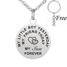 WITH chain Stainless Steel Gift For My Son Forever Jewelry Mom Mother Son P