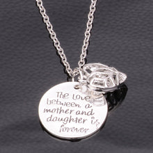 Bespmosp Mom Mother Daughter Trendy Love Heart Charm Pendant Chain Necklace
