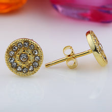 GAGAFEEL 925 Sterling Silver Stud Pending  Earrings For Women Round Gold No