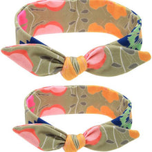1Set Cute Children Bowknot Cotton Headband Headdress Mom Baby Mother Daught