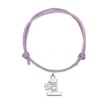 Minimal Korean Wax Cord Wrap Bracelet Adjustable Message Pendant Bracelets