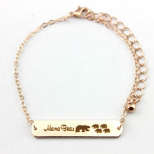 GET IT GIRL 10 PCS Mama Bear Bracelets for Women 2017 Fashion Family Jewelr