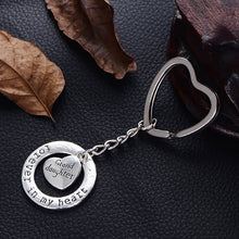 XIAOJINGLING Heart Pendant Keychain"Grandma/Mom/Aunt/Daughter/Sister/Grandd
