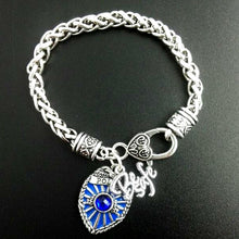 my shape Police Sister Bracelet Police Badge Charm Mom and Daughter Bracele