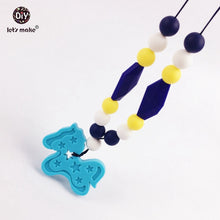 Let's Make Silicone teething necklace Nursing Necklace   beads for mom to w
