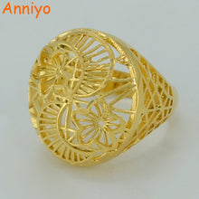 Anniyo Wedding Ring for Women,Gold Color Ethiopian Bride Jewelry/Africa Rin