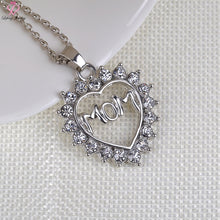 Lefeng Fashion Mother 's Day Gift Mom Engraved Hollow Love Necklace Set Cry