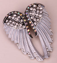 Angel wings brooch pin pendant women biker jewelry gifts for mom her wife g