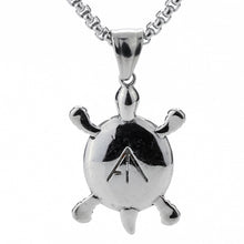 Turtle necklace for men women stainless steel pendant charm W chain jewelry