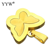 YYW Jewelry New Girl Gold color Stainless Steel Animal Pendants New Arrive
