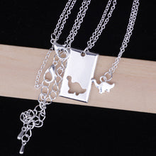Little dinosaur Mother Daughter Necklace Set Mom and Daughter Jewelry Mothe