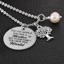LASPERAL Fashion Stainless Steel Mom and Dad Pendants Necklace for Womem Me