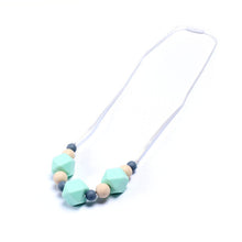 1pc/lot Best BPA Free Food Grade Silicone Baby Chew Beads Teething Necklace
