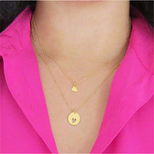 11.11 Big sale in Jewelry  2PCS A Set Mother Daughter Necklace Heart Love M