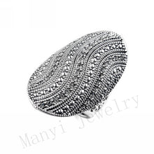 10356002 Punk Rings Wholesale Antique Silver Plated High Quality Ring For W