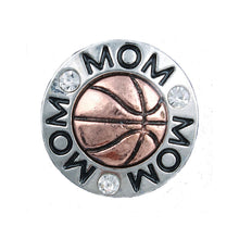 Mix Styles Football Soccer Baseball Mom Sports Metal Snap Buttons Fit 18mm