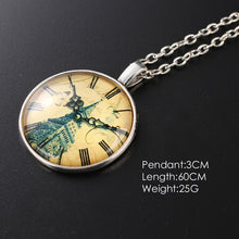 women long chain necklaces&pendants silver letters glass choker jewelery ac