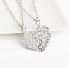 2017 New Trendy Broken Heart Necklace Mother Daughter Necklaces Pendants Si