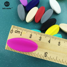Let's Make new mom Silicone Teething Necklace 60pc Silicone Multi piece ova
