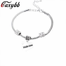 Caxybb Dad Mom Sister Niece Bracelet Jewelry Bracelet of the Friend of Fath