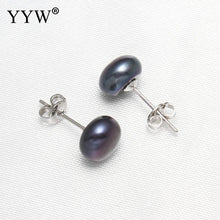 YYW Mom Birthday Jewelry Gifts Natural Freshwater Pearl Earrings with Box W