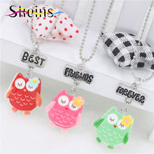 Mom And Kids BFF Jewelry 3pcs/Set Best Friends Charm Cute Owl Pendants Neck