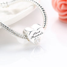 GAGAFEEL Clear Crystal Mother Daughter Beads Fit Pandora Bracelet Necklace