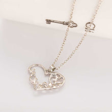 Fashion Korean mother and child love "Mom" crystal pendant necklace Mother'