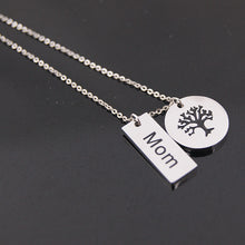 2016 Mother's Day Gift Rose Gold Filled Mom Tree Stainless Steel Necklace ,