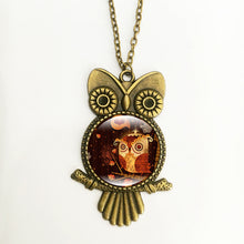 Vintage retro style Alloy OWL Pendant Long Chain Necklace Jewellery for fri