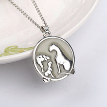 iMucci Luminous Mom Love Heart I love Mom Chic Punk Glow In Dark Pendant Ne
