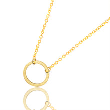 Wholesale 10piece Stainless Steel Dainty Circle Round Necklace For Women Ka