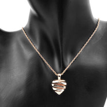 Best Gift for Mother Necklace Heart Pendant Charm "Mom I love you forever"