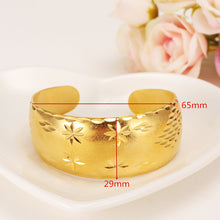 Bangrui African Bangles for Women's Gold Color Dubai Jewelry Ethiopian Bang
