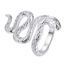 Mother's day mom Promotion Hot silver Ring Snake shape chic style women men