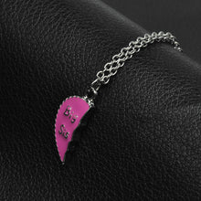 Yisoso Mother Daughter Necklace Heart Shaped 3 Pcs/Set Mom Big Sis Little S